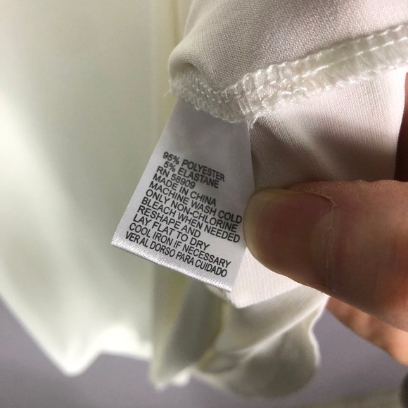 Preston & York Ivory Paige Knit V Neck Blouse Size Small - Picture 6 of 10